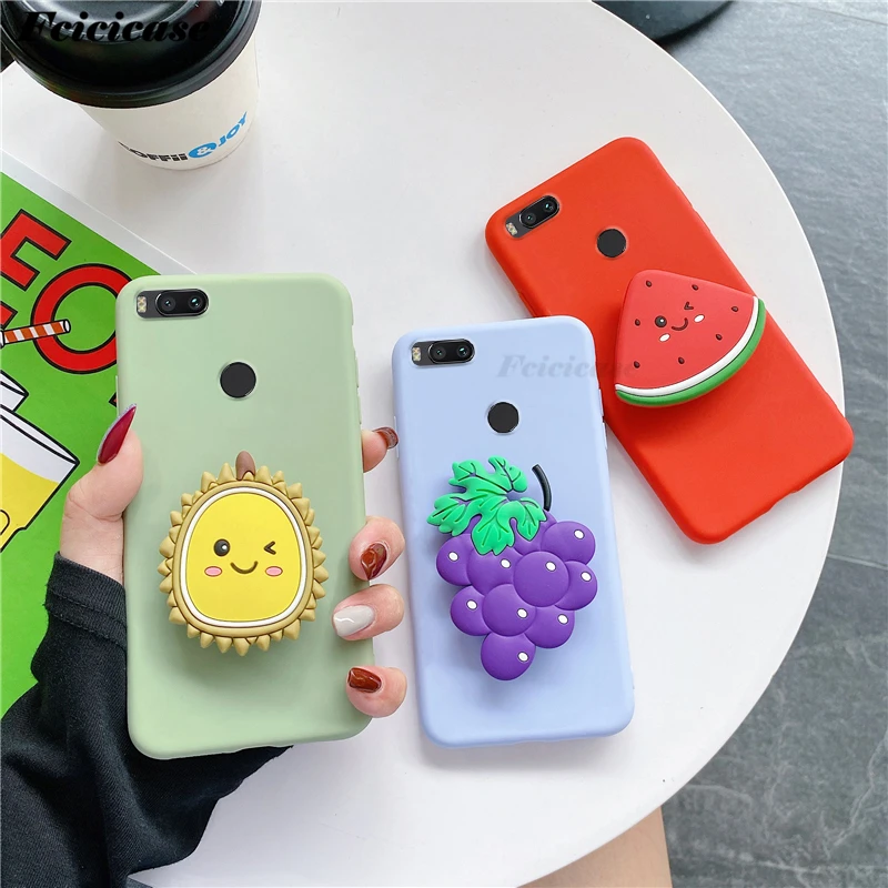 Силиконовый чехол для Xiaomi Mi A1 3D мультяшный Чехол-держатель телефона MiA1 5X Xiomi