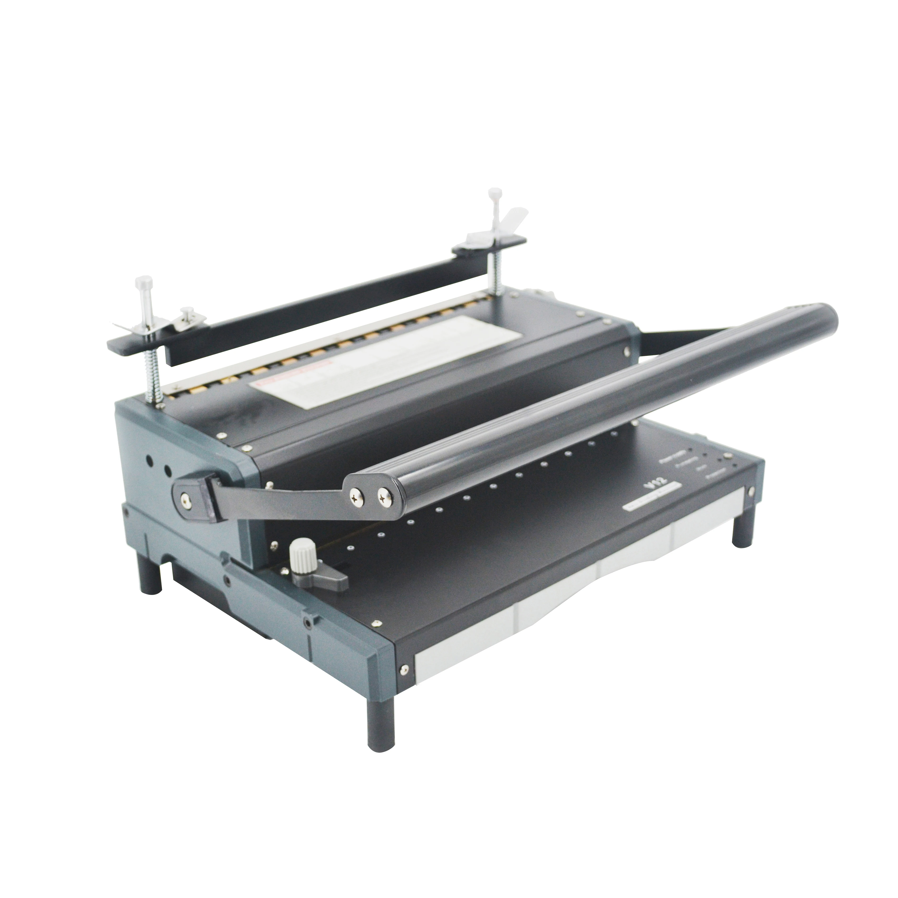U-V10/12 electric desktop A4 size 10/12pins velo strip binding machine