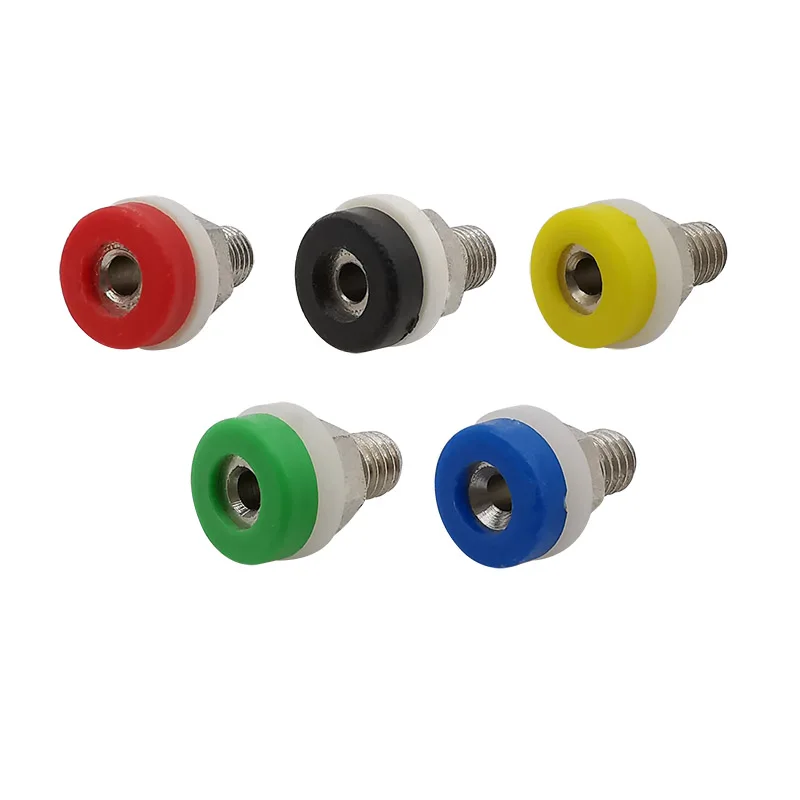 2/5/10 шт. 5 цветов мини 2 мм штепсельная вилка типа банан печатная плата монтажная