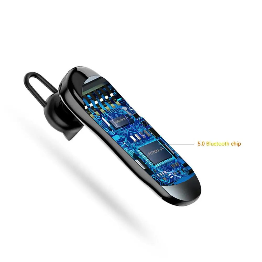 1PC Bluetooth Single Earphone D18 Wireless Sports Stereo Bass Car Driver Earbuds waterproof Headset | Электроника