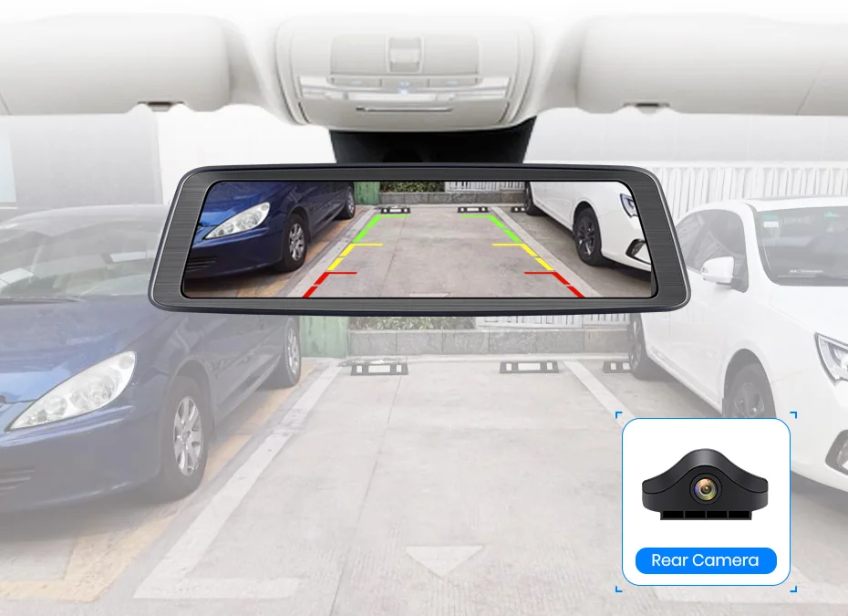 Junsun Восьмиядерный 4G 4 канальный ADAS Android автомобильный видеорегистратор Dashcam 1" зеркало заднего вида gps WiFi FHD 1080P видеорегистратор заднего объектива