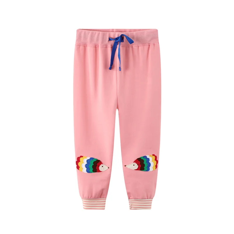 Брюки для девочек новый дизайн 2021 детские брюки милые с цветочным принтом зимние