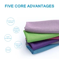 2020 6pcs outdoor fitness climbing yoga exercise rapid cool quick dry reusable chill face ice towel for fitness yoga 2020