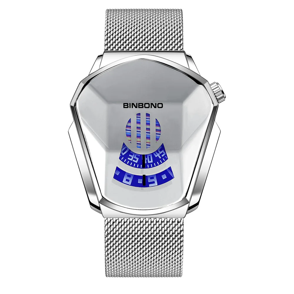 

Unique Design Magic Color Glass Men's Watch Dropshipping 2021