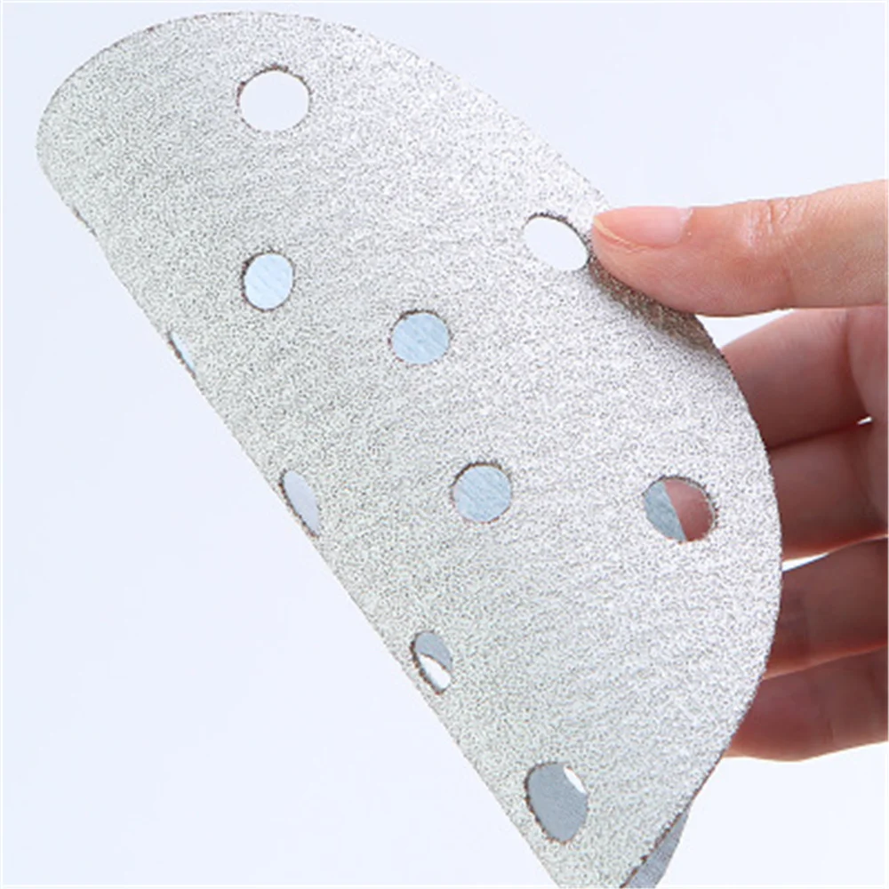 

Practical auto repair essential 6 inch 17 hole dry abrasive paper car oil polishing 150 putty sand