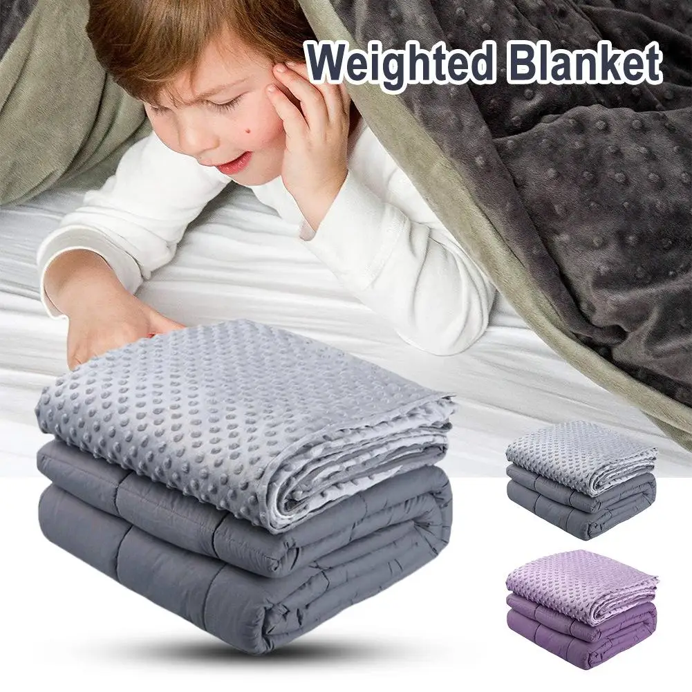 Хлопок утяжелённое одеяло стеклянные бусины вентиляции снять стресс аутизм