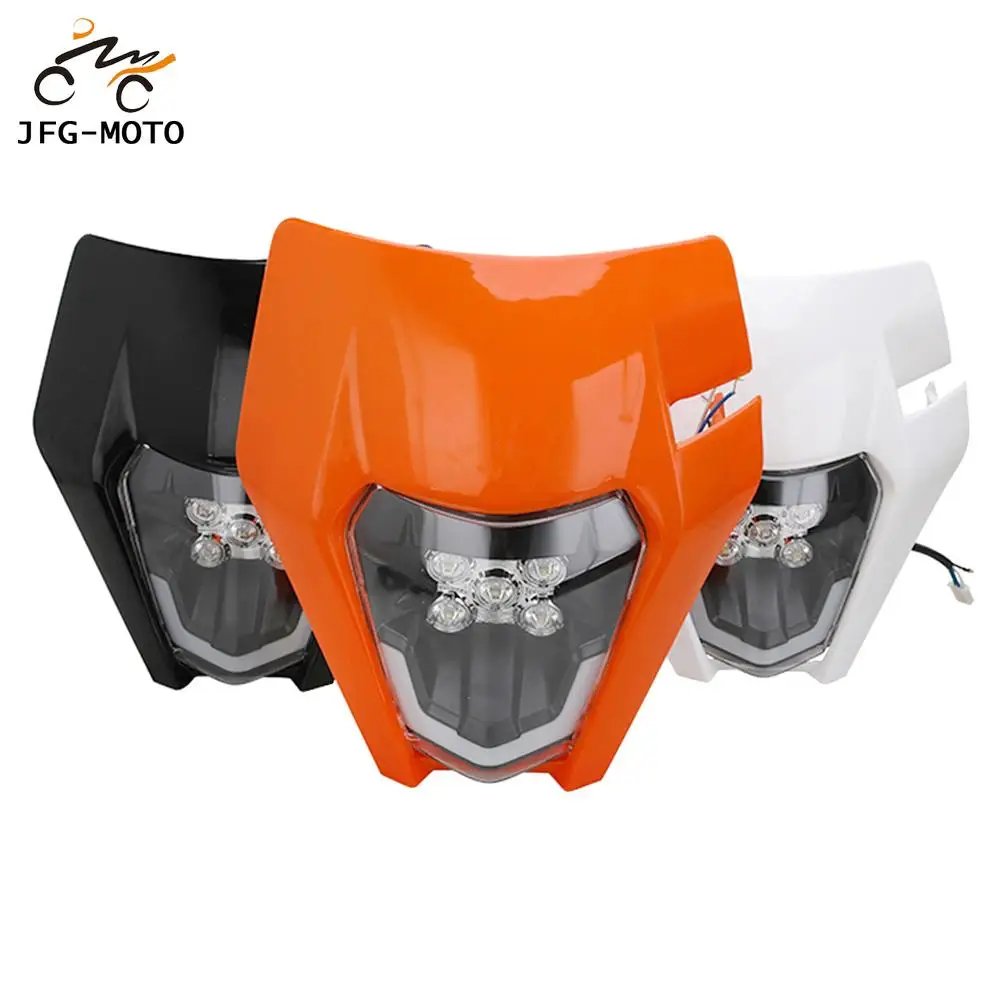 

Motorcycle LED Universal Headlights Headlamp Lamp Light For Husqvarna FC FE FX TC TE TX 125 250 300 350 450 501 FE250 FC250