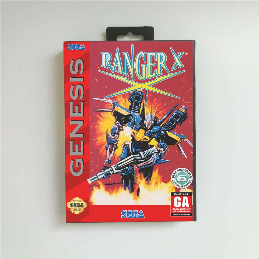 Игровая приставка Ranger X-крышка США 16 бит для Sega Megadrive Genesis | Электроника