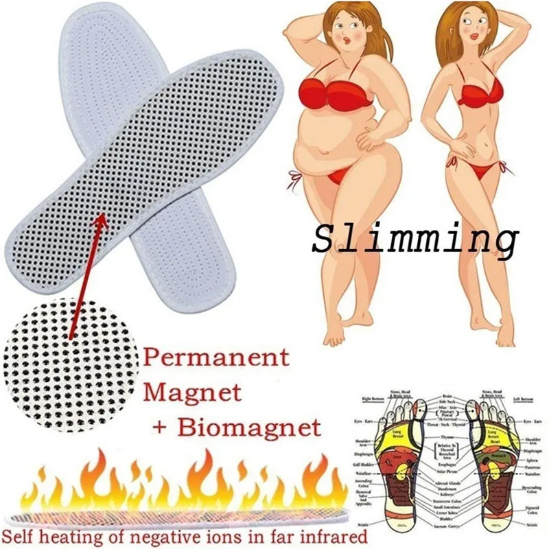 

2Paira Magnetic Therapy Insoles Weight Loss Slimming Insole Massage Foot Care Shoe Pad Wholesale Dropshipping Sole