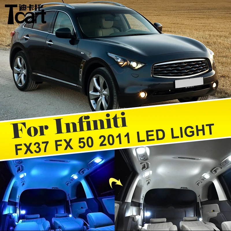 Интерьерный светильник для чтения Tcart Infiniti FX37 FX 50 2011 светодиодный светсветильник