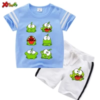 baby clothing sets summer girls clothes infant cotton top outfits kids clothes set children tracksuit toddler striped sport frog