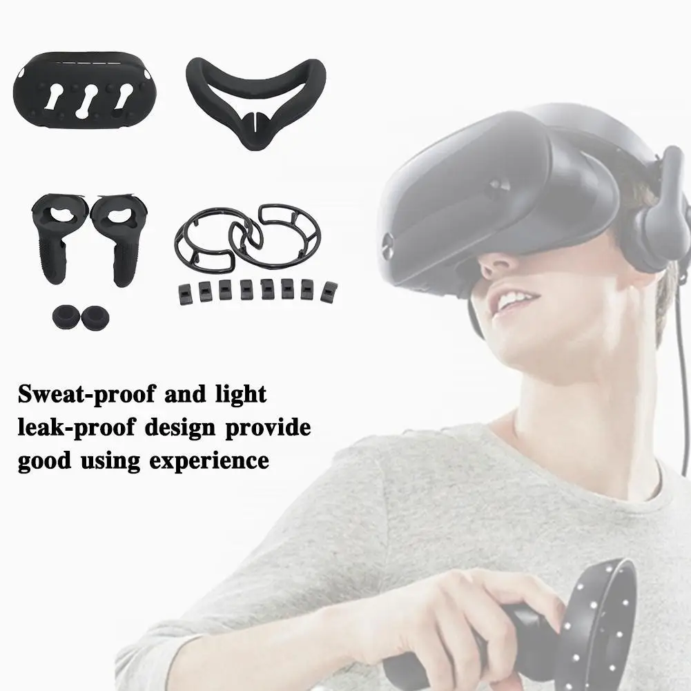 

VR Rabbit Type Basic Anti-Sweat Anti-Leakage Anti-Shock Protection And Impact Silicone Suitable Quest2 VR For Oculus Access F3V9
