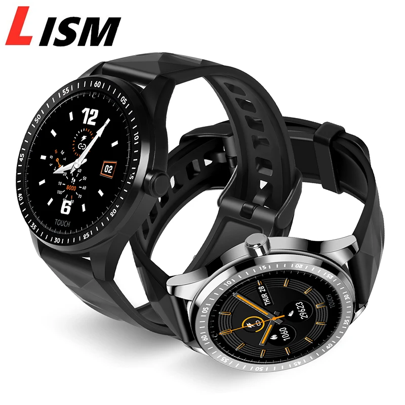 ЛМС E1 Бизнес Мужские Bluetooth напоминание о вызове Smart Watch длительный режим ожидания