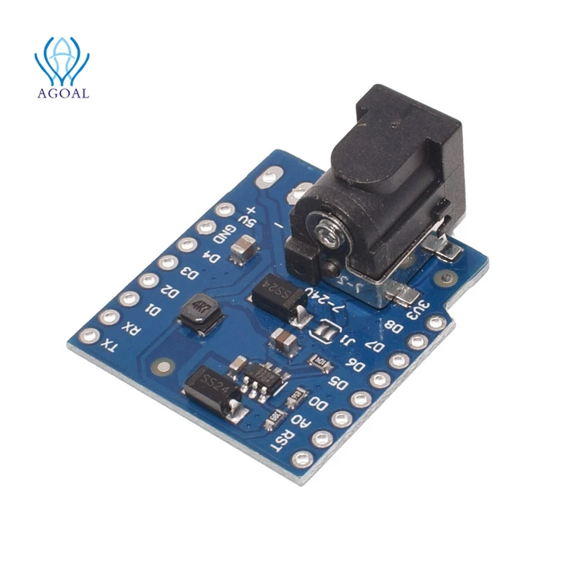 DIY модуль DC 7 24V 1A силовой щит V1.1.0 для WEMOS D1 mini с контактами|Печатные платы| |