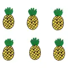 Наклейки с вышивкой в виде ананаса, 10 шт.лот