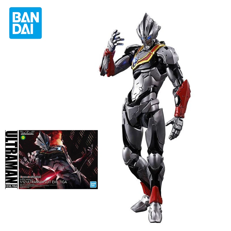 

Original Bandai Figure-rise Standard Ultraman Suit Evil Tiga Assembly Model Action Figure Decoration Collection Toy Gift
