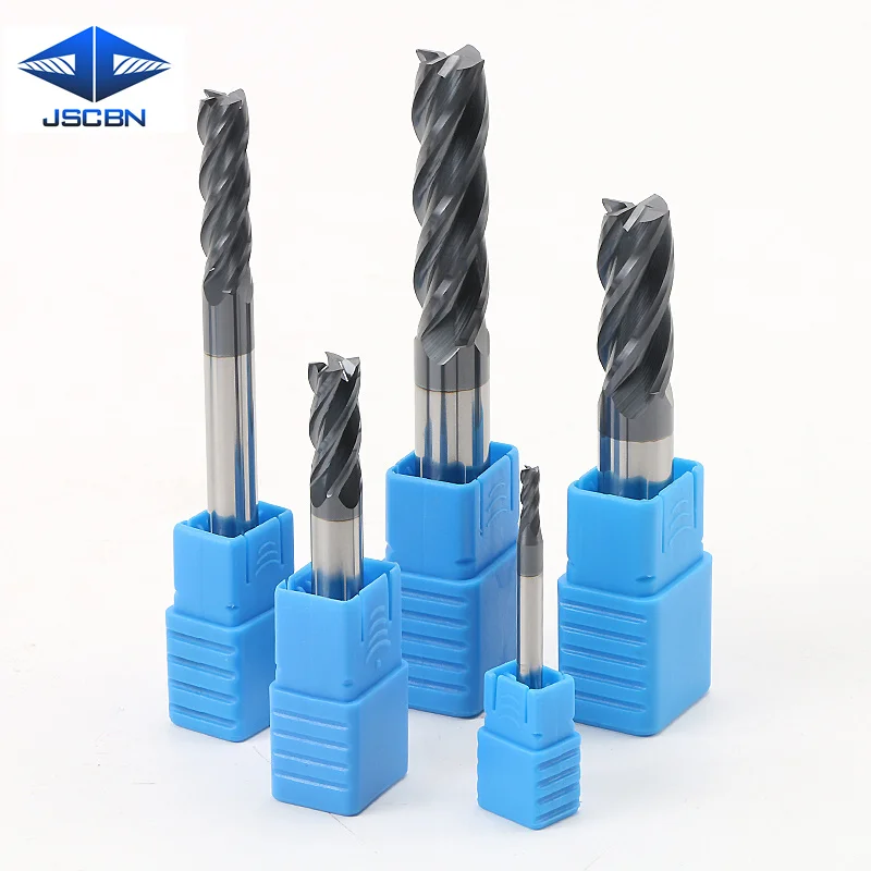 Твердосплавные Концевые Фрезы HRC50 4 канавки 2 AlTiN покрытие|Фреза| |