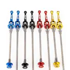 Ось велосипедвелосипед шашлык MTB дорожный велосипед велосипедный эксцентрик ультра-светильник 52,7 гпара ступицы колеса шампуры