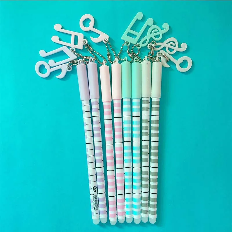4 шт. музыкальная ручка Frixion Gelpen с кулоном в виде ракушки Корейская стираемая для