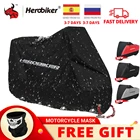Водонепроницаемый чехол HEROBIKER для мотоцикла, всесезонный тент на мотороллер или скутер, защита от дождя, пыли, УФ