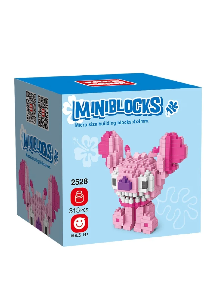 Конструктор Wisehawk радостная Энджел 313 деталей NO. 2528 Angel Stitch series Miniblocks|Соединяющиеся