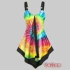 40 # Женская тай-дай женские блузки, Топы сексуальное платье на бретельках жилет Клубная одежда Блузки Топы Нерегулярные вырезами рубашки блузка