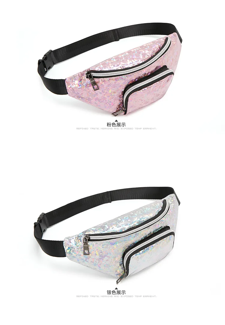 2 кармана модная поясная сумка женский ремень унисекс нагрудная для путешествий