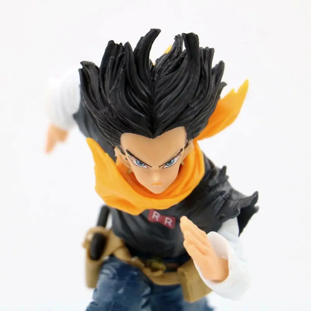 Аниме Фигурка 17 см Dragon Ball Z Android Супер Saiyan фигурка ПВХ Коллекционная модель