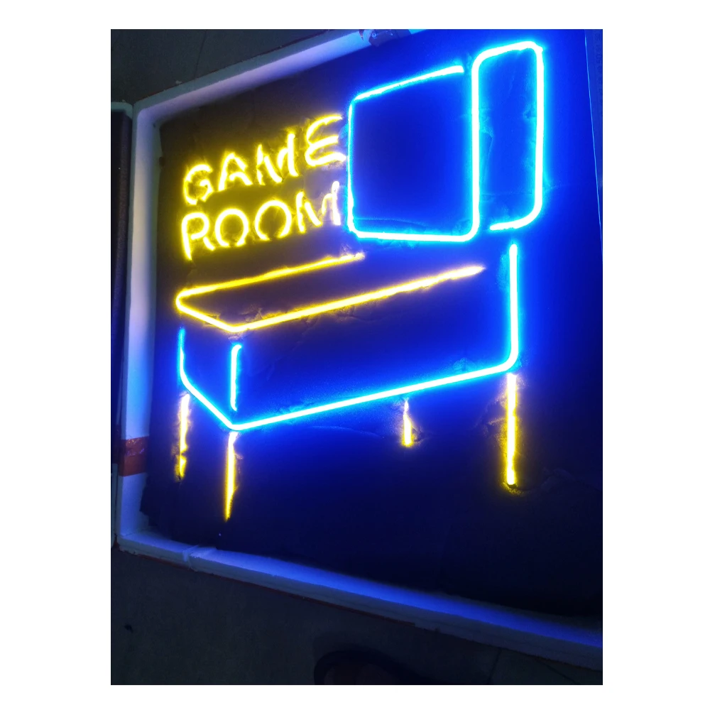 Игровая консоль из настоящего стекла ручной работы рекламный декор вывеска