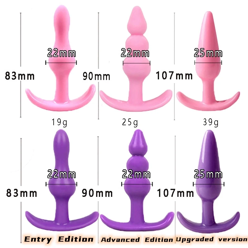 Soft Silicone Anal Dildo Butt Plug Prostate Massager Adult Gay Products Beads G-spot Erotic Sex Toys for Men Women | Красота и