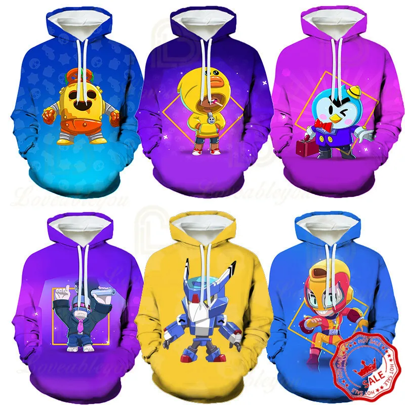 

Shooter Game Kids Hoodies Mr.P New Game 3D Star Printed Sweatshirt Boys Girls Harajuku Cartoon Clothes Tops Teen Clothing