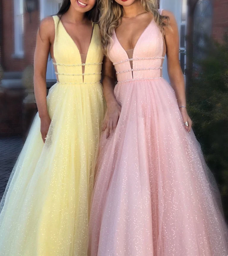 2021 Robe De Soiree Длинные Выпускные платья с v образным вырезом вечерние блестящее