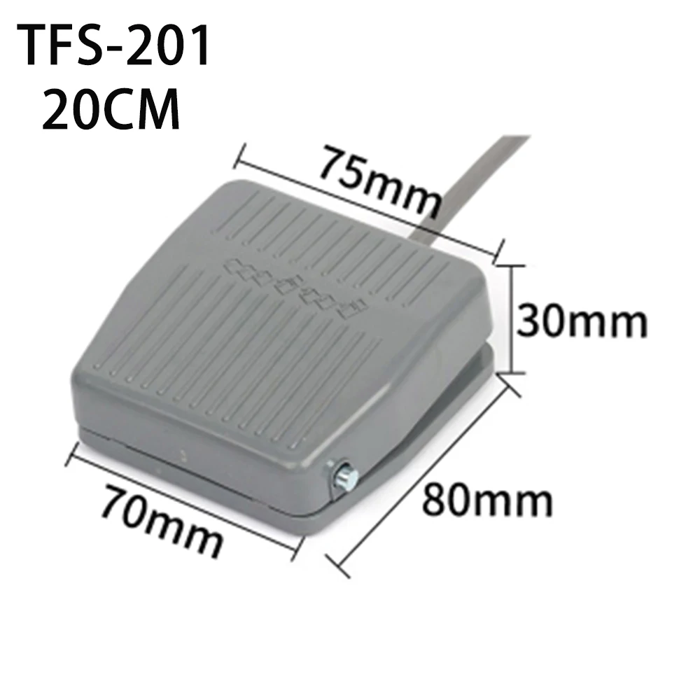 Ножной переключатель TFS-201 Педальный сброс переключателя провод 220V10A |