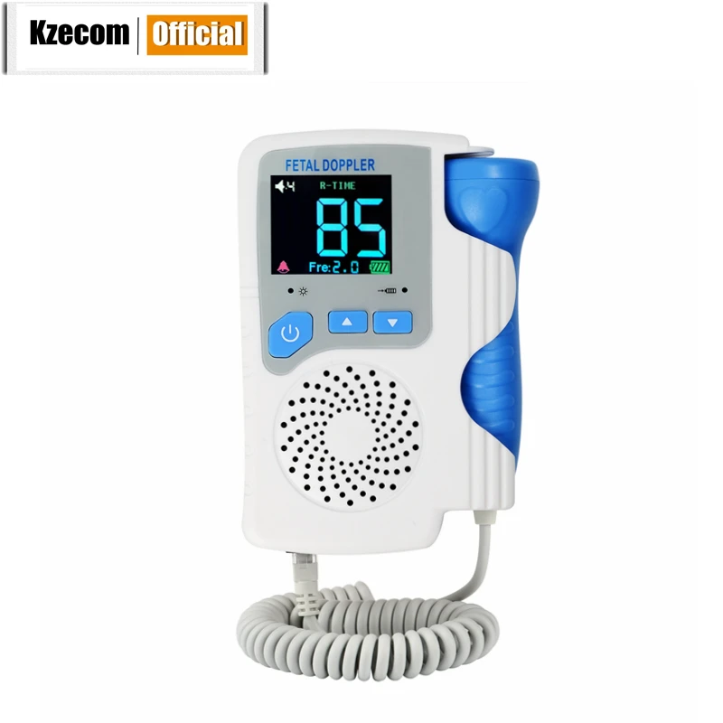 Фетальный допплер Kzecom FDA CE монитор сердечного ритма плода для беременного