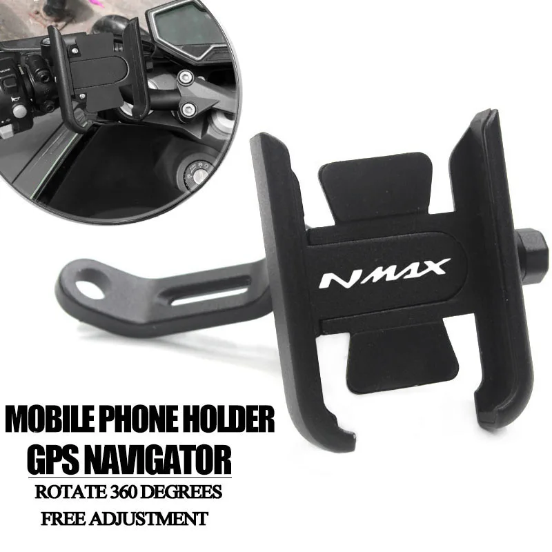 

For YAMAHA NMAX N-MAX 155 NMAX125 2015-2022 Motorcycle Handlebar Rearview Mirror Mobile Phone Holder GPS stand bracket