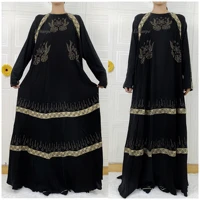 6xl abayas for women elegant hijab dress dubai turkey muslim hijab dress caftan marocain shiny stones kimono islamic clothing