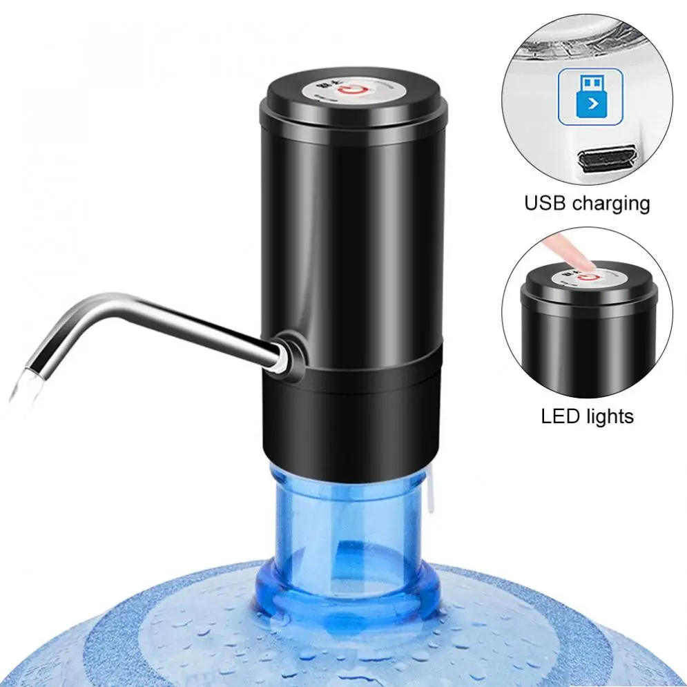 Портативный Мини кнопочный беспроводной Электрический диспенсер водяной насос