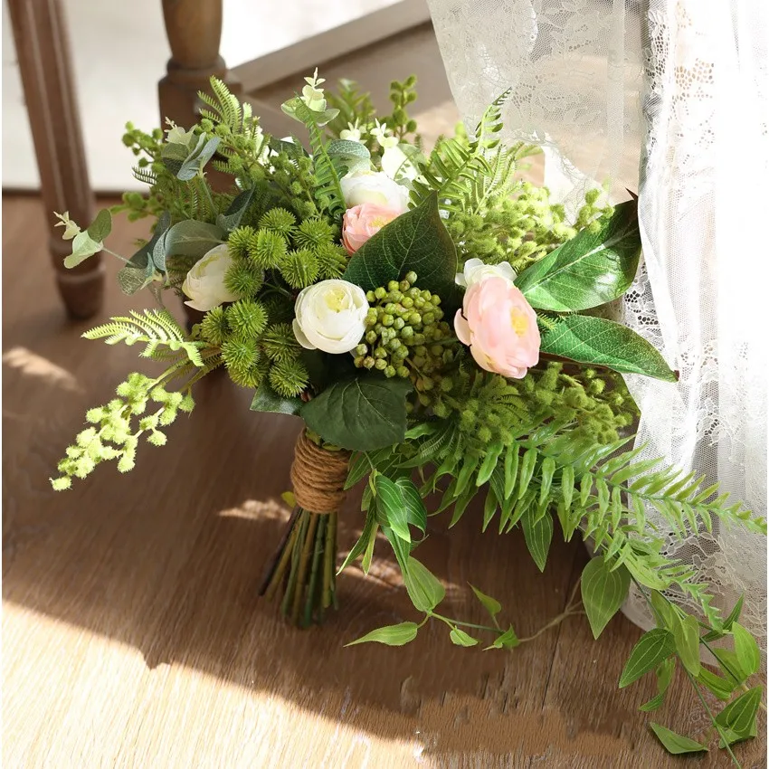 Букет невесты Ramos de в европейском стиле свадебный букет из искусственных цветов