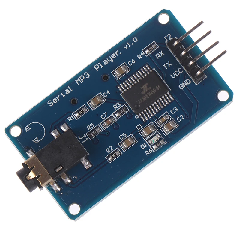 1 шт. последовательный модуль музыкального MP3 плеера YX5300 UART для