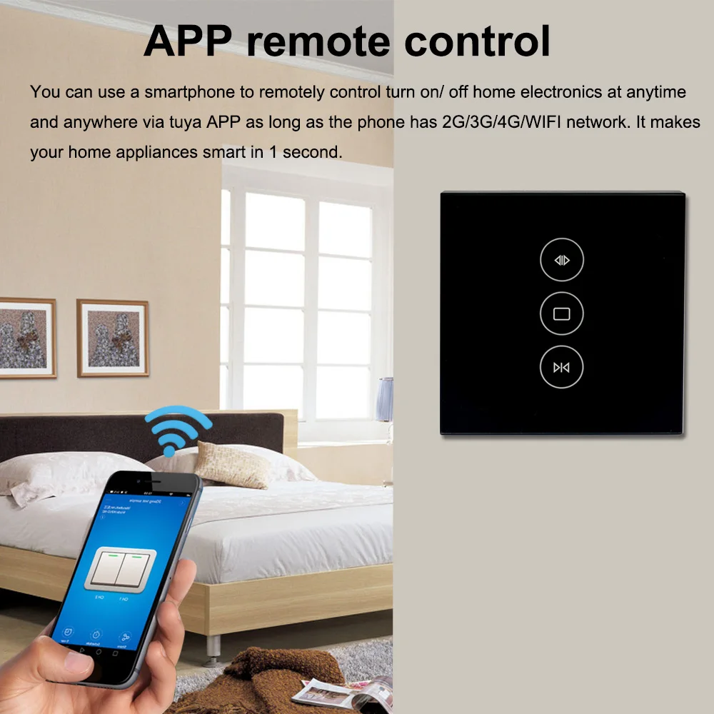 Умный Wifi сенсорный светильник не требуется нейтральный провод туя RF433 пульт