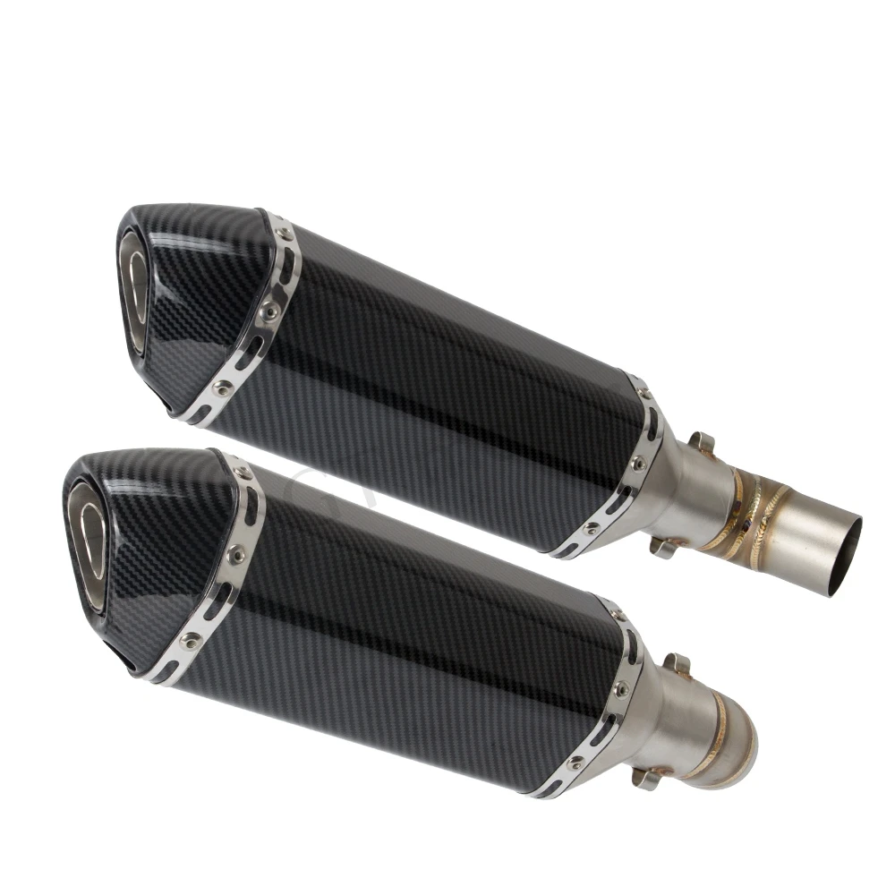 Выхлопная система мотоцикла скольжения на средней трубы звено для DUCATI 696 Monster