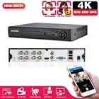 Камера видеонаблюдения NINIVISION, H.265 +, 4 канала, 8 каналов, Ultra HD, 4K, AHD, DVR, поддержка AHD, 4K, 8 Мп, AHD, POE