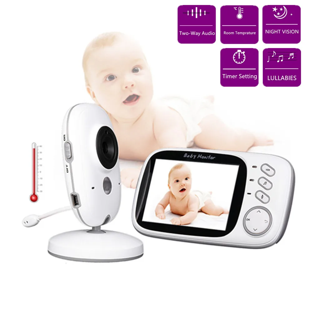 Беспроводная радионяня с камерой ночного видения и датчиком