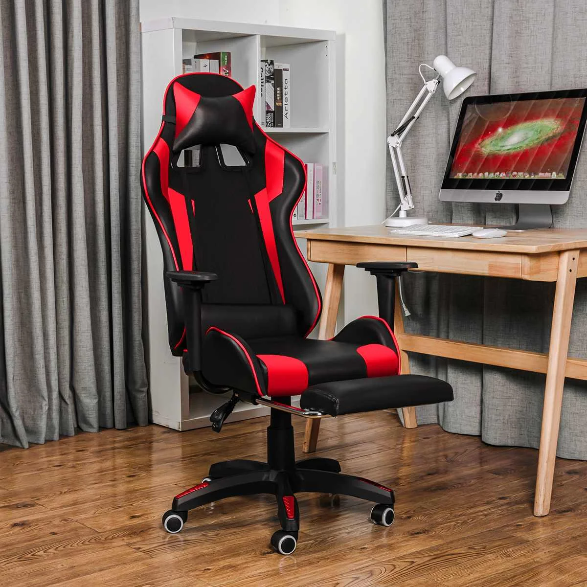 

Игровое кресло для дома, Интернет, офиса, эргономичное кожаное настольное кресло, игровое компьютерное кресло для WCG, сверхмощное игровое кр...