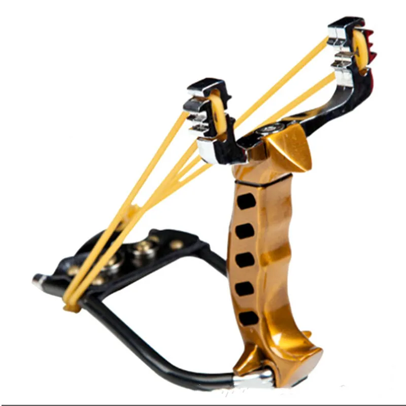 Рогатка сверхмощная для охоты с поддержкой запястья 2 резиновыми