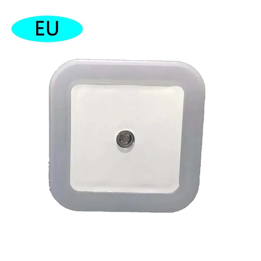 

EU Plug LED Night Light Mini Light Sensor Control Nightlight Lamp For Children Kids Living Room Bedroom Lighting