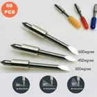 KZTech 50 шт. лезвия для плоттера для графиtec CB15 CB09 30 45 60 градусов лезвие для винилового резака CB15U CB09U силуэт резка камеи