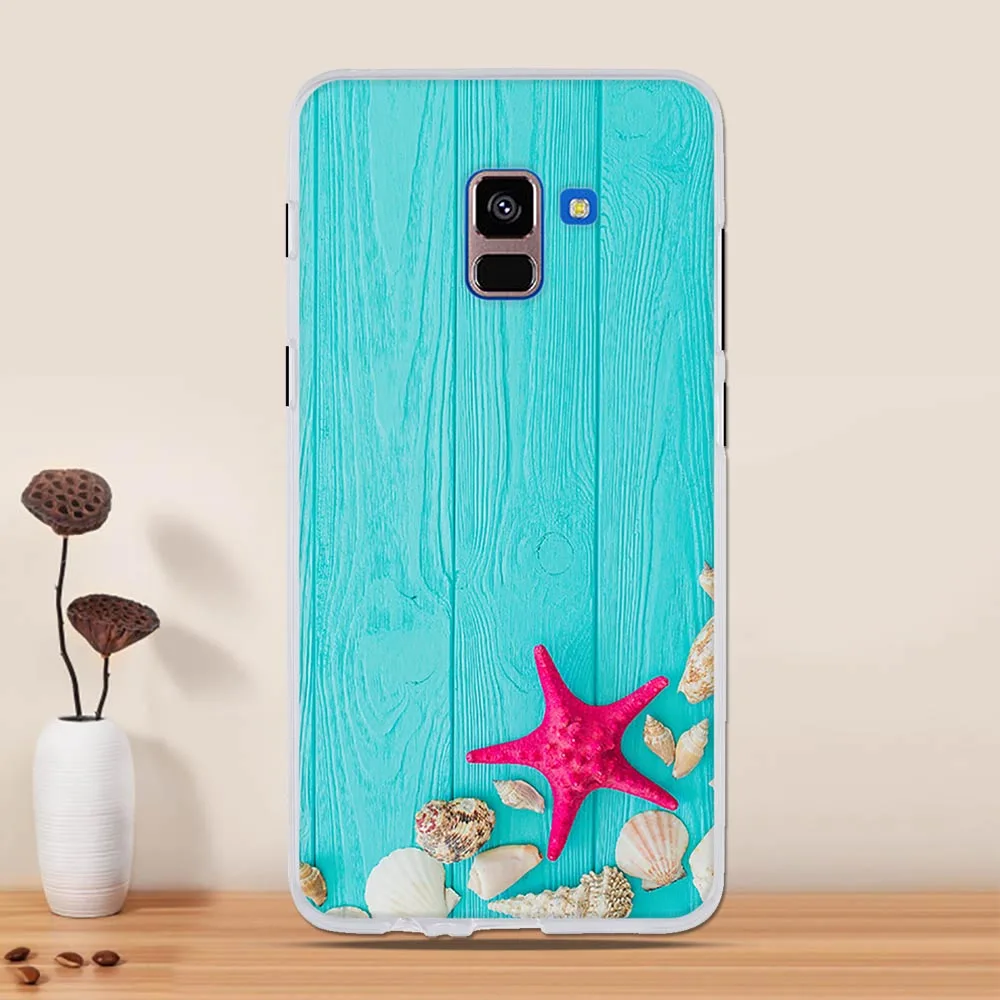 Чехол для samsung Galaxy A8 Plus чехол Капа Coque чехол из термополиуретана и силикона для samsung A8 Plus A 8+ A730F Чехол протектор бампер - Цвет: 45