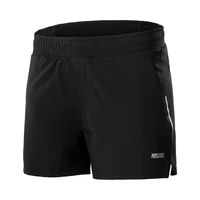 arsuxeo mens 3 inch running shorts 2 in 1 quick dry training marathon fitness jogger gym sport shorts with pocket