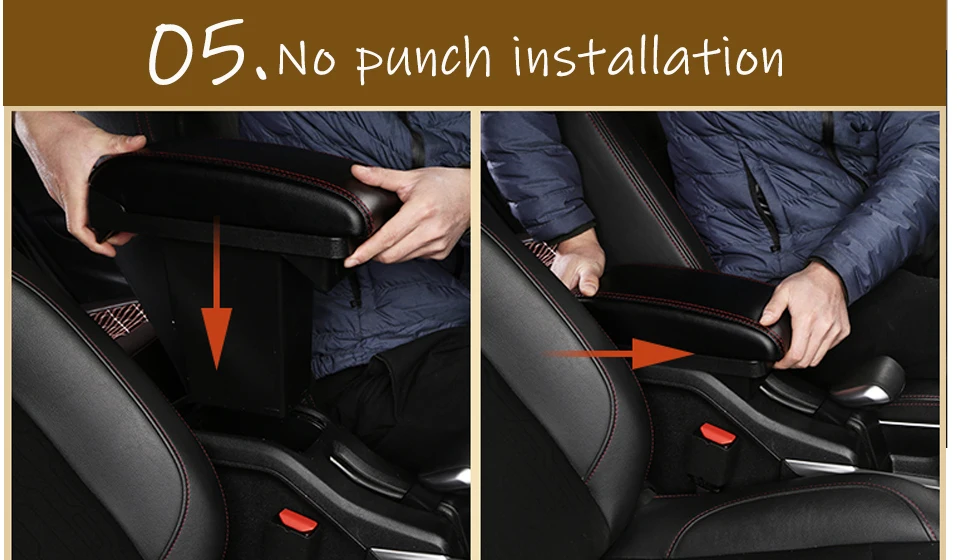 Подлокотник для Suzuki Jimny Универсальная автомобильная центральная консоль